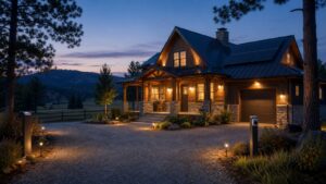 Best smart home features for rural homes, cabins, and country estates in a realistic home setting