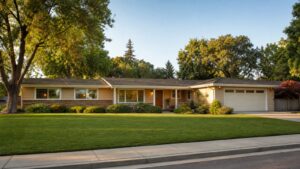 Ranch homes in a realistic home setting