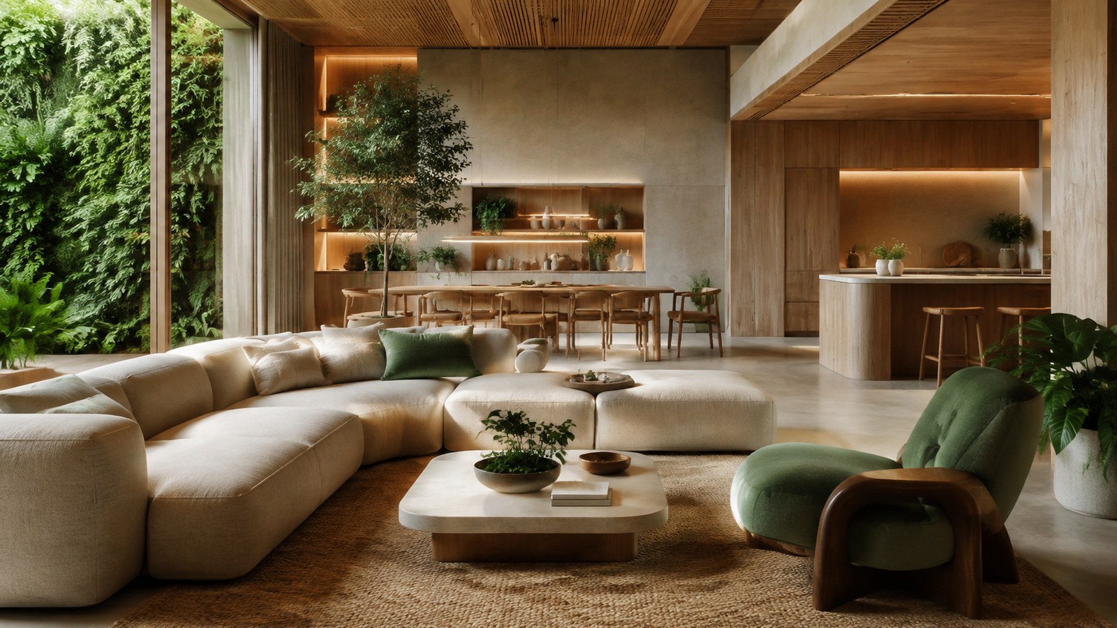 Future interior design trends: what homes will look like by 2030 in a realistic home setting